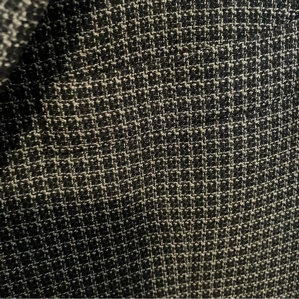 Burberrys’ Men's Wool Houndstooth Black Gray Suit Jacket Sport Coat Blazer 41L